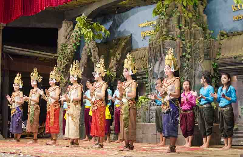73 - Camboya - Siem Reap - danzas tradicionales